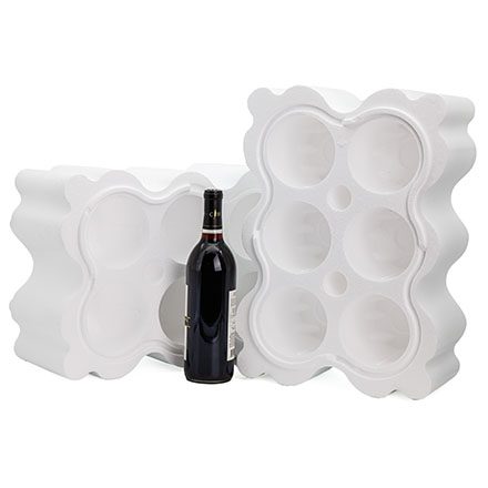 6 Bottle Foam Wine Shipper - 750ml